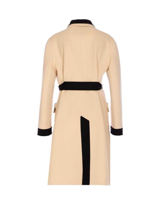  발렌티노 가라바니 코트 솔리드 컴팩트 드레이프  베이지 - VALENTINO GARAVANI