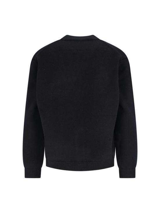  메종키츠네 가디건 메종 키츠네 폭스 헤드 카디건 블랙 - MAISON KITSUNE