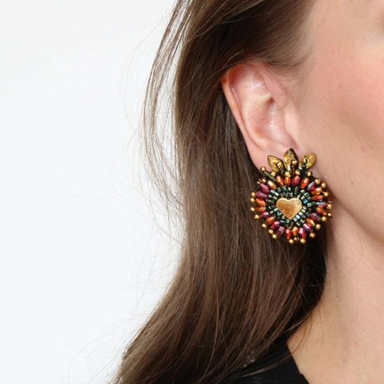  포스테리 이어링 포스터리 와인 크라운 귀걸이 - FOSTERIE