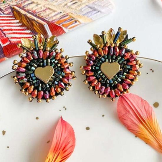  포스테리 이어링 포스터리 와인 크라운 귀걸이 - FOSTERIE