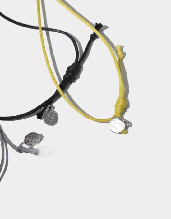  클레드 목걸이/팬던트 비정형 긴 클러스터 목걸이 - CLED