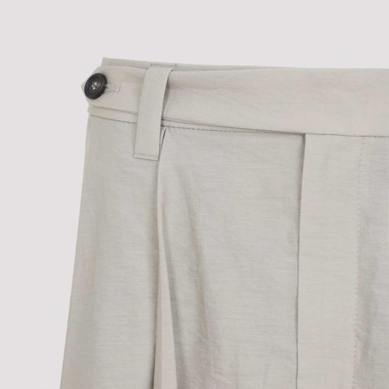  브루넬로 쿠치넬리 미디 스커트 Brunello Cucinelli 코튼  샌드쉘 - BRUNELLO CUCINELLI