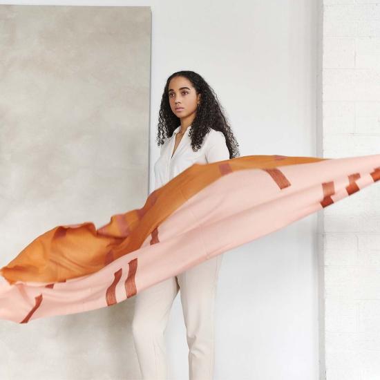  베리어슬리 머플러/스카프 다양한 캐니언 스카프 오렌지 - VARIOUSLY