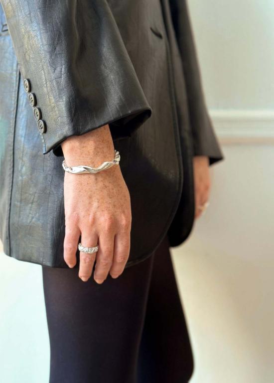  레이어스 팔찌 트위스티드 웨이브 커프 - LLAYERS