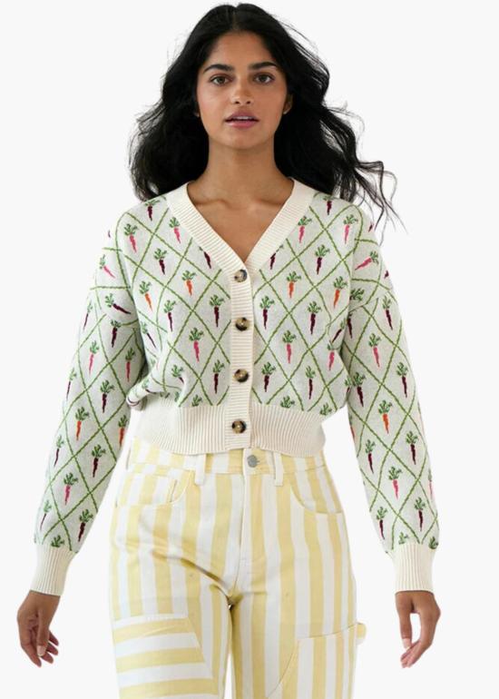  Rachel Antonoff 가디건 레이첼 안토노프 아나 레인보우 캐럿 카디건 - OTHER BRANDS