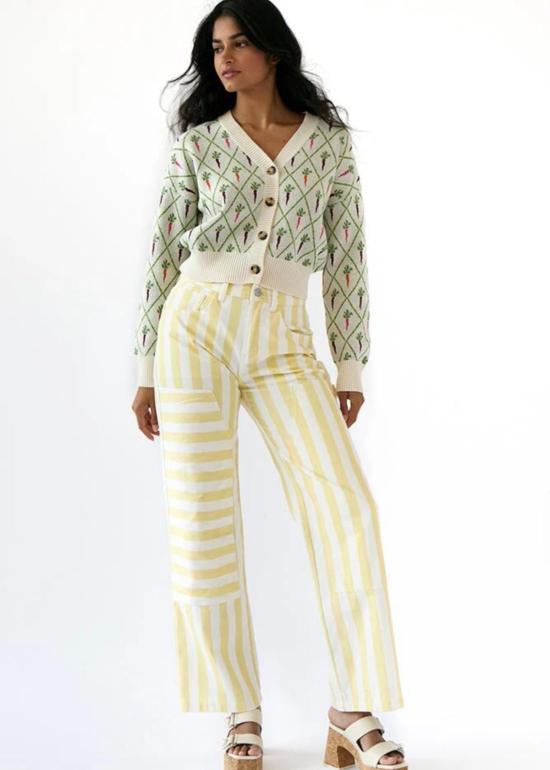  Rachel Antonoff 가디건 레이첼 안토노프 아나 레인보우 캐럿 카디건 - OTHER BRANDS