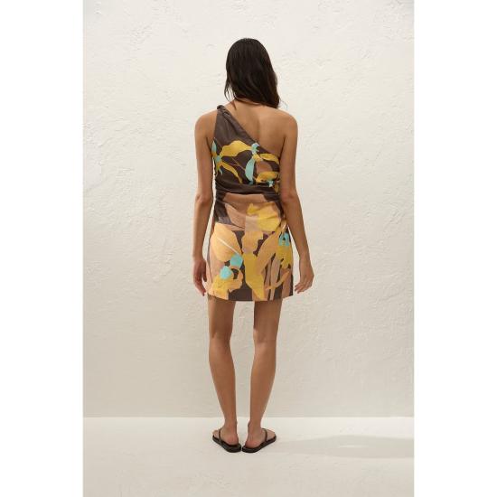  페이스풀더브랜드 숏 원피스 페이스풀 더 브랜드 마르가 미니 드레스 에스콘디도 플로럴 - FAITHFULL THE BRAND