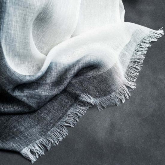  베리어슬리 머플러/스카프 다양한 화강암 블랙 화이트 옴브레 스카프 화강암 - VARIOUSLY