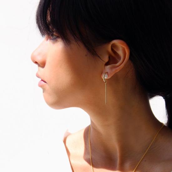  메탈렙시스 프로젝트 이어링 레나타 스터드 귀걸이 - METALEPSIS PROJECTS