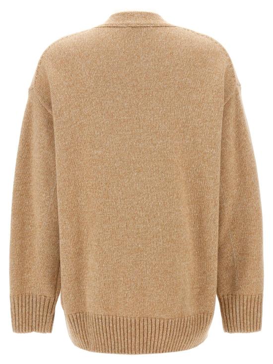  파코라반 가디건 라반 로고 버튼  베이지 - PACO RABANNE