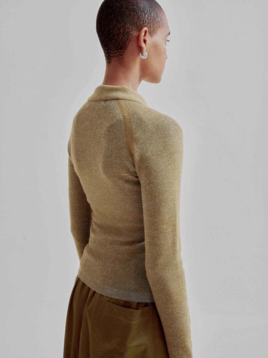  사야카 다비스 뉴욕 반팔 티셔츠 사야카 데이비스 뉴욕 콤보 리브 폴로 - SAYAKA DAVIS NEW YORK