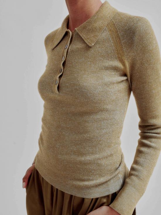  사야카 다비스 뉴욕 반팔 티셔츠 사야카 데이비스 뉴욕 콤보 리브 폴로 - SAYAKA DAVIS NEW YORK