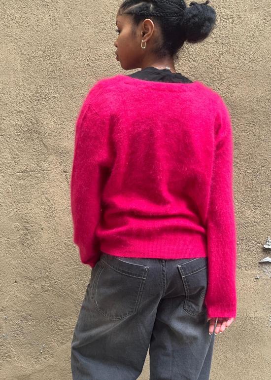  퓨어 캐시미어 엔와이씨 가디건 퓨어캐시미어 NYC 캐시미어 기모 브이넥 - PURECASHMERE NYC