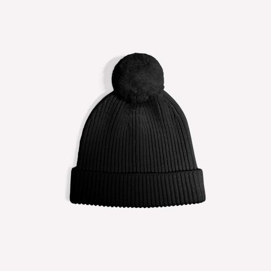  지지 니트웨어 모자 니브 폼폼