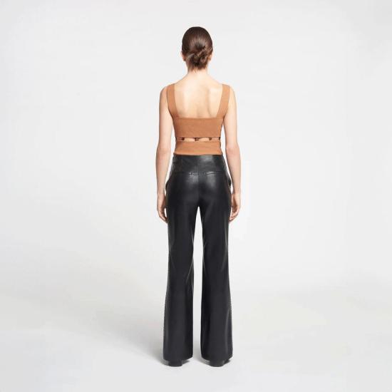  나누슈카 바디수트 티셔츠 세베 바디수트 카라멜 - NANUSHKA