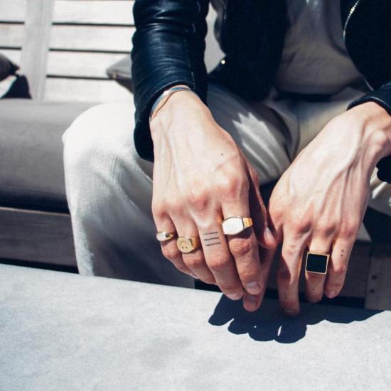  타린 토마스 반지 사무엘 링 오닉스