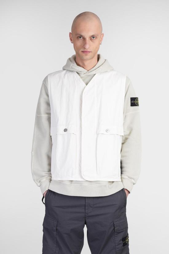  스톤 아일랜드 베스트 아이보리