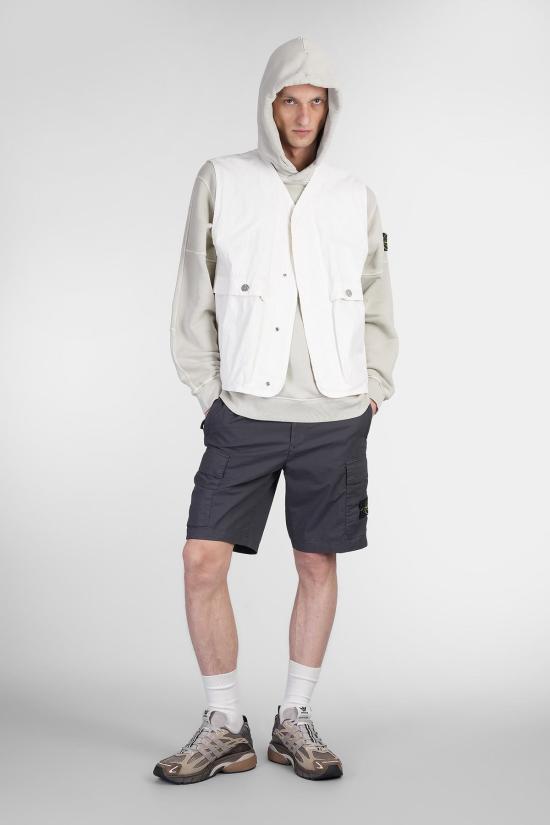  스톤 아일랜드 베스트 아이보리 - STONE ISLAND