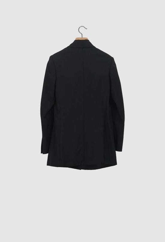  율리아 옌츠슈 자켓 줄리아 젠츠쉬 바이마르 비대칭 울 개버딘 재킷 블랙 - JULIA JENTZSCH