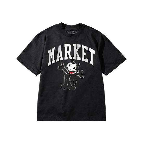  마켓 반팔 티셔츠 펠릭스 더 캣 아크 티 - MARKET