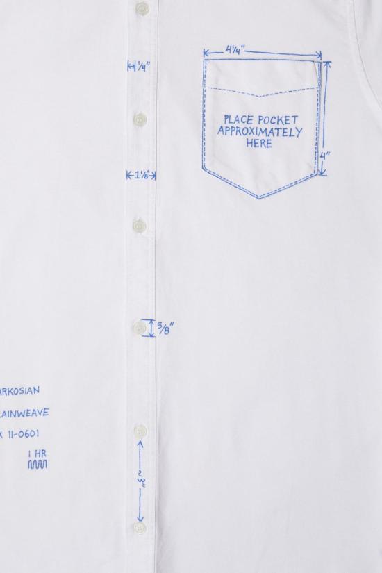  MAISON MARKOSIAN 셔츠 메종 마르코시안 테크팩 버튼업 셔츠 - MAISON MARKOSIAN