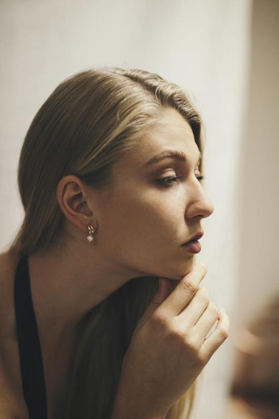  Uni 이어링 유니 주얼리 루아 스터드 귀걸이 - OTHER BRANDS