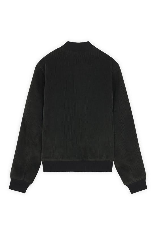  메종키츠네 자켓 Maison Kitsuné 테디 블루종 재킷 레인저 그린 - MAISON KITSUNE