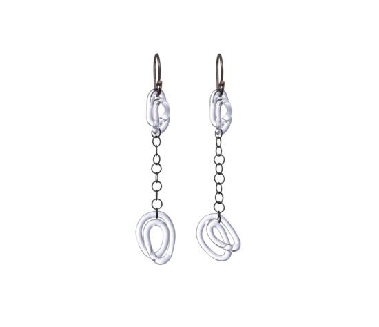  제인 다렌스부르그 이어링 제인 다렌스버그 스퀴글 앤 스털링 체인 클리어