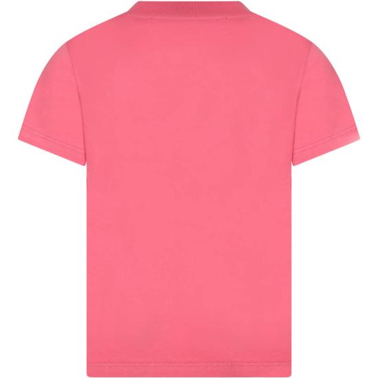  [키즈] 발망 트레이닝 상의 로고 티셔츠 키즈 푸시아 - BALMAIN