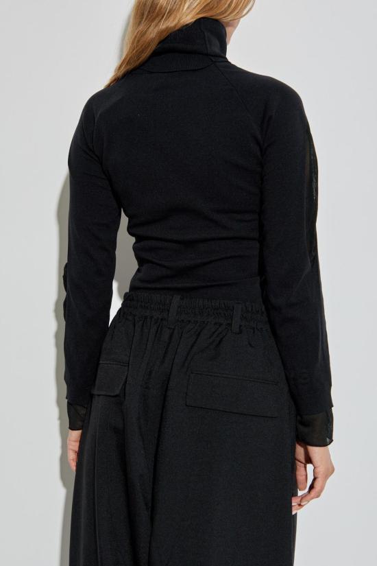  와이쓰리 터틀넥 Y 3 긴팔  블랙 - Y-3