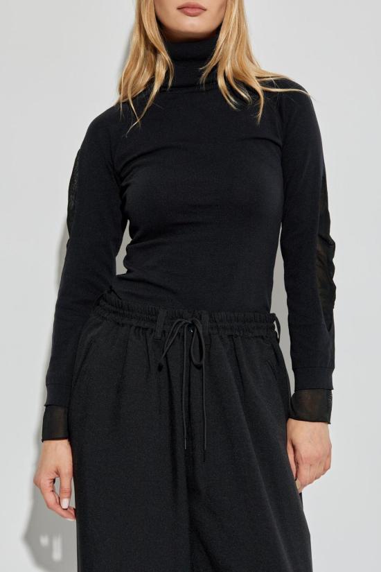  와이쓰리 터틀넥 Y 3 긴팔  블랙 - Y-3