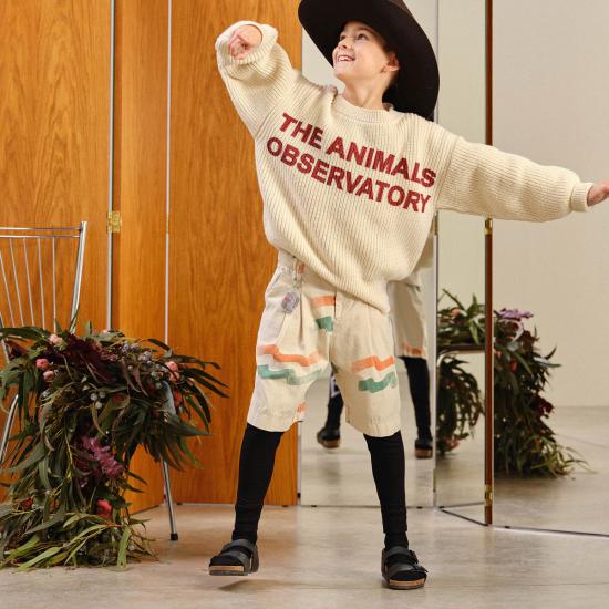  [키즈] 더 애니멀스 옵저버토리 쇼츠/버뮤다 어린이 동물 관측소 악어 레깅스 블랙