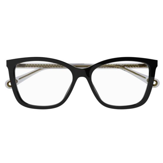 끌로에 안경 Ch0118 O005 블랙 그레이 투명 - CHLOE