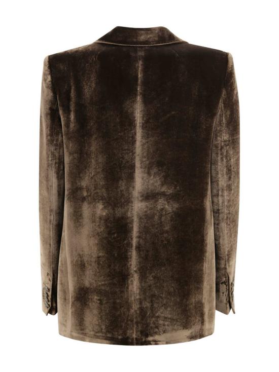  에트로 수트 자켓 벨벳 재킷 블레이저 브라운 - ETRO