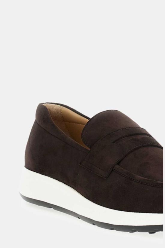  토즈 로퍼 레드 핫 파쉬미 스웨이드  브라운 - TODS