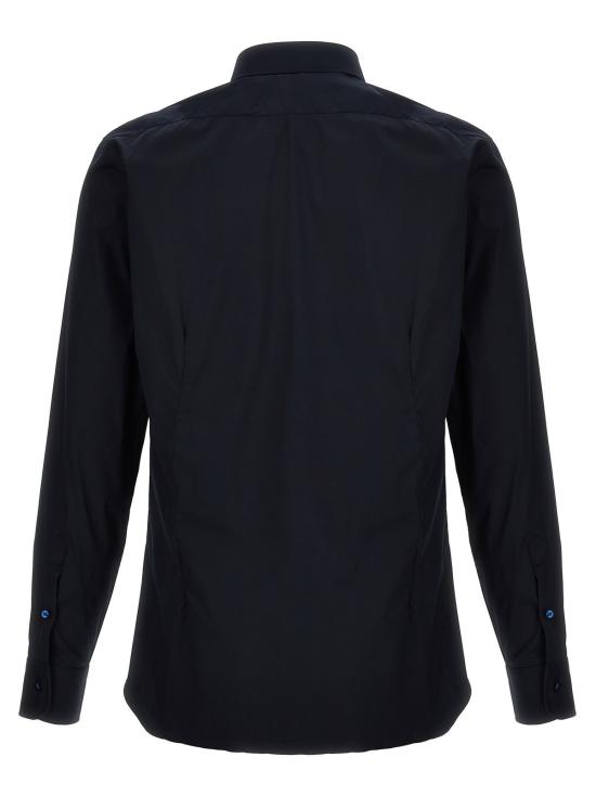  발바 긴팔 셔츠 바르바 나폴리 포플린  블루 - BARBA