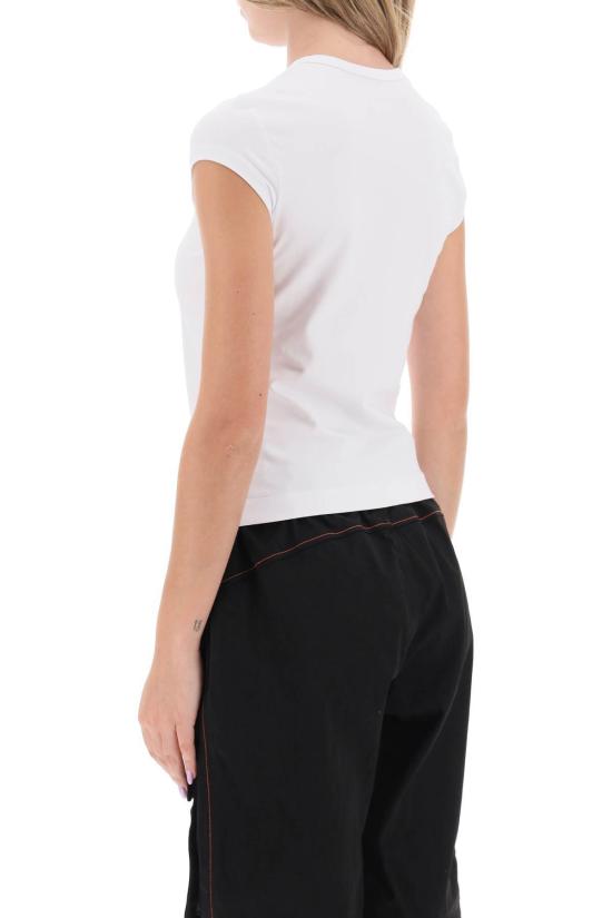  디젤 반팔 티셔츠 T 앤지 티셔츠 화이트 - DIESEL