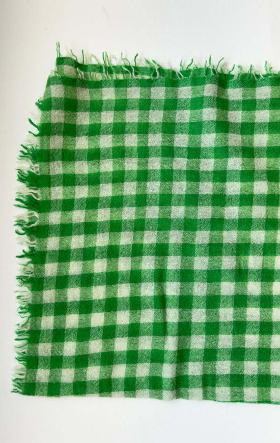  sourced item 머플러/스카프 Sourced Item On The Go Makie 캐시미어 스카프 그린/화이트 - OTHER BRANDS