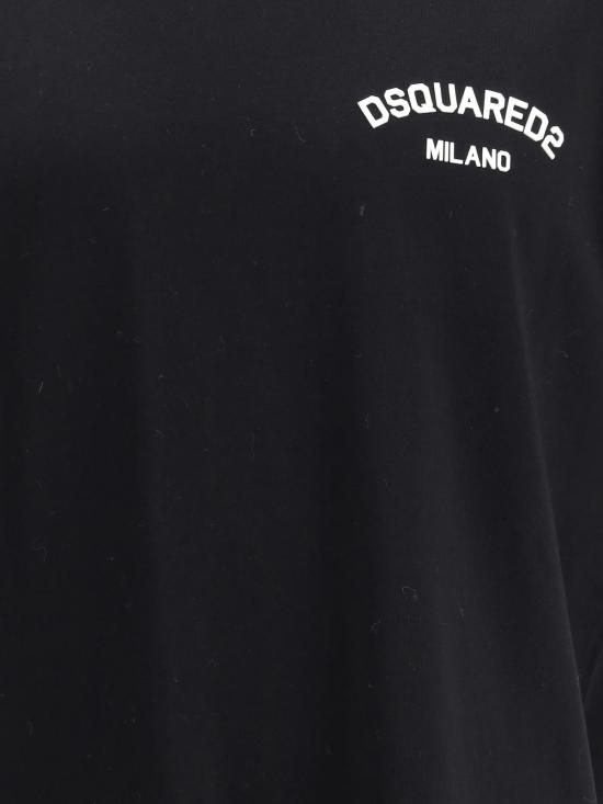  디스퀘어드2 반팔 티셔츠 Dsquared2 로고 티셔츠 - DSQUARED2