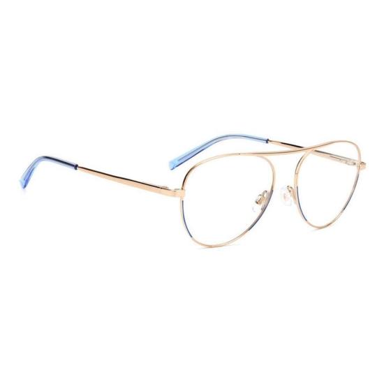  미소니 안경 미쏘니 에비에이터 선글라스 KY2/16 블루/골드 - MISSONI