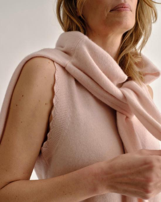  Cartolina 가디건 카르톨리나 루시 긴팔  스웨터 쉘 핑크 - OTHER BRANDS