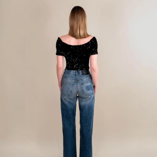  COUT DE LA LIBERTE 반팔 티셔츠 Cout De La Liberte 아나스타샤  블랙 - OTHER BRANDS