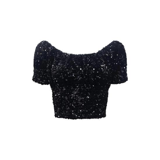  COUT DE LA LIBERTE 반팔 티셔츠 Cout De La Liberte 아나스타샤  블랙 - OTHER BRANDS