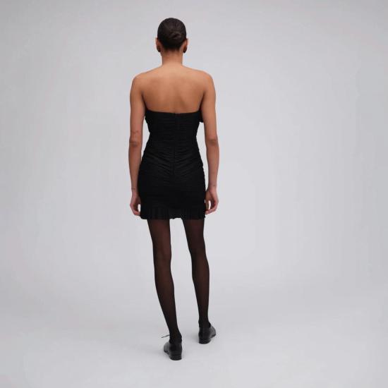  Ronny Kobo 숏 원피스 로니 코보 다니엘 드레스 블랙 - RONNY KOBO