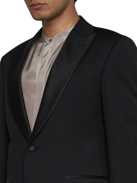  조르지오 아르마니 수트 자켓 블랙 뷰티 수트 - GIORGIO ARMANI