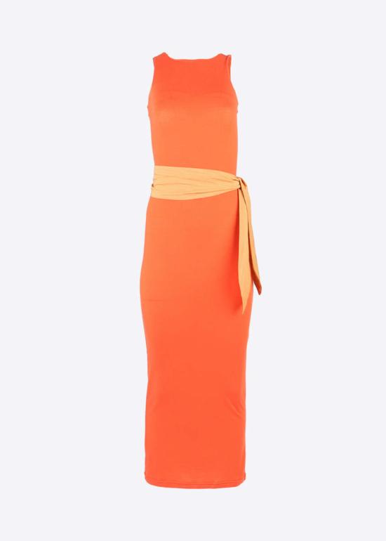  Antidote 롱 원피스 해독제 파라솔 드레스 오렌지