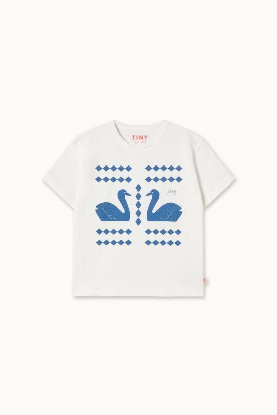  [키즈] 타이니코튼 티셔츠 키즈  스완 다이아몬드 그래픽 티셔츠