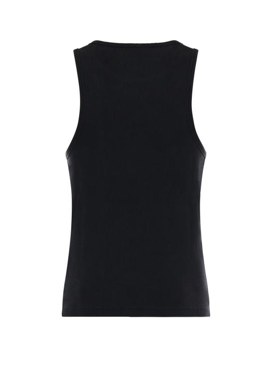 26SS 카사블랑카 반팔 티셔츠 MSP26JTS057 01 Black - CASABLANCA