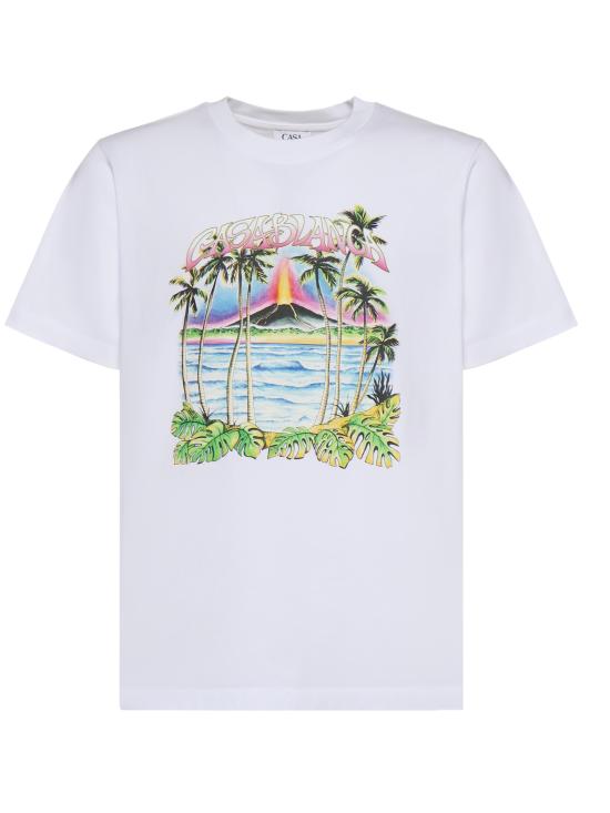 26SS 카사블랑카 반팔 티셔츠 MSP26JTS001 22 White