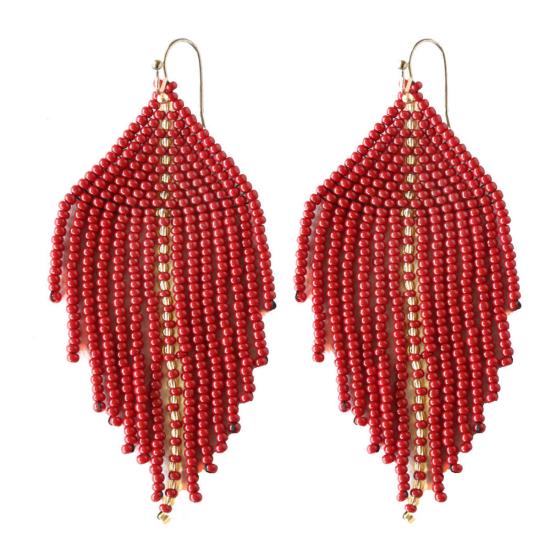  포스테리 이어링 포스터리 라야 와인 귀걸이